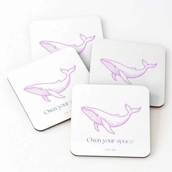 Item preview, Own your space. Pink Whale designed and sold by WALE-iNK.