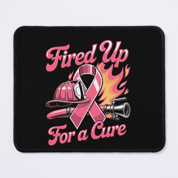 Item preview, Fired Up For A Cure Firefighter Breast Cancer Awareness designed and sold by aloha project.