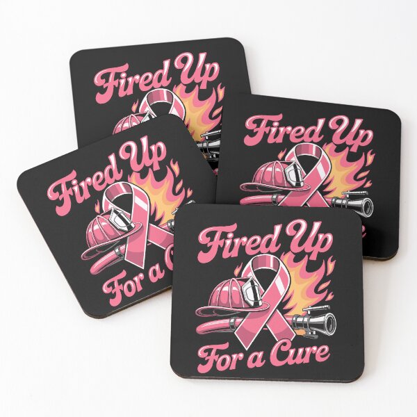 Item preview, Fired Up For A Cure Firefighter Breast Cancer Awareness designed and sold by aloha project.