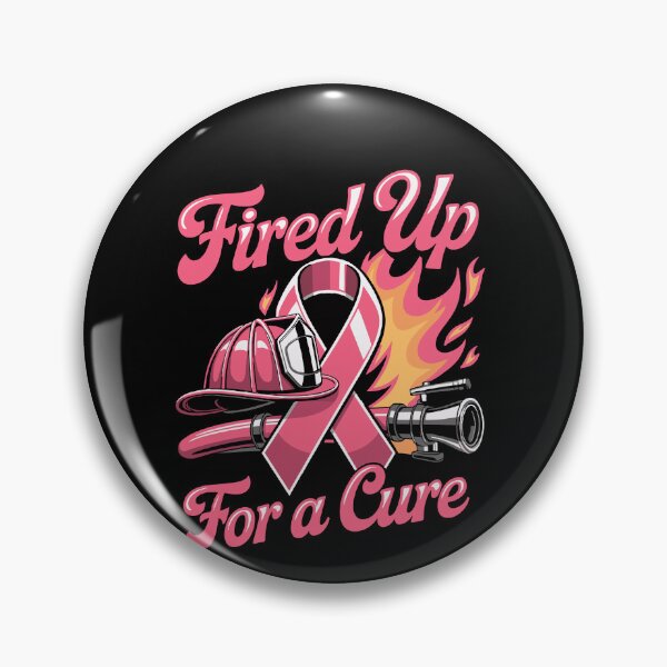 Item preview, Fired Up For A Cure Firefighter Breast Cancer Awareness designed and sold by aloha project.