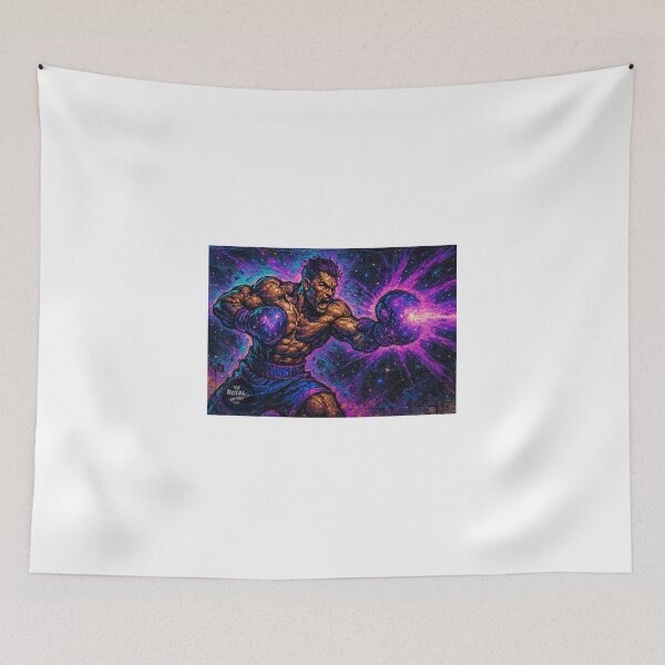 Item preview, Cosmic Energy Boxer Devastating Punch Art designed and sold by RoyalKnightMMA.