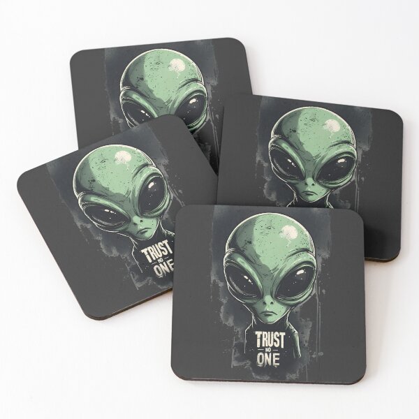 Item preview, Trust No One Alien Conspiracy Art designed and sold by DoceVaga.