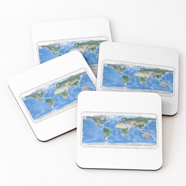 Item preview, World Map designed and sold by palmprints.