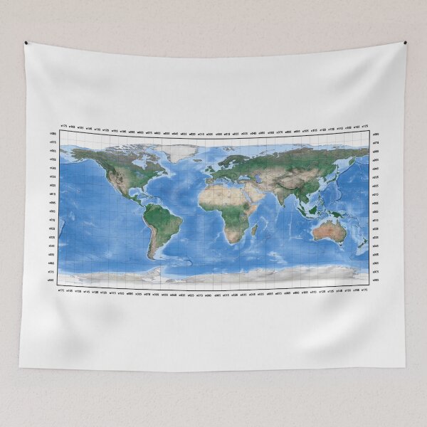 Item preview, World Map designed and sold by palmprints.