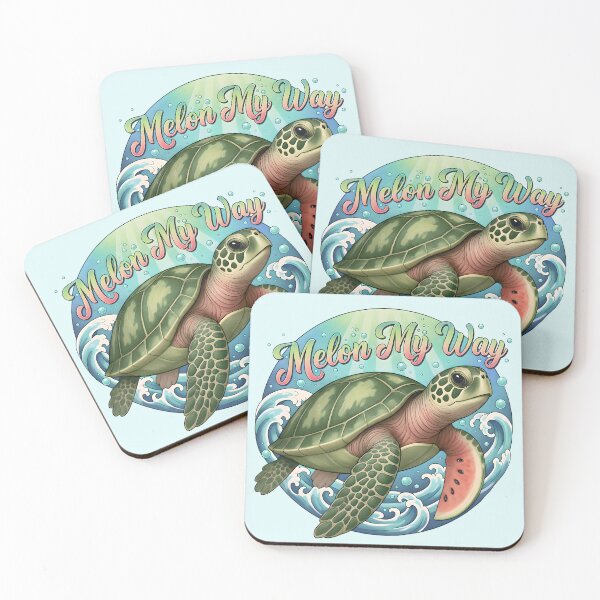 Item preview, Melon My Way – Tropical Turtle Vibes designed and sold by Engl.
