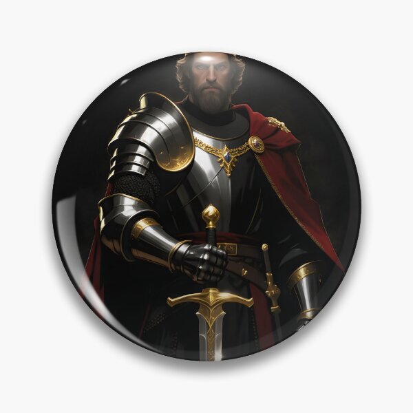 Item preview, Built, Not Born – Dark Fantasy King with Sword designed and sold by GraphGUY.
