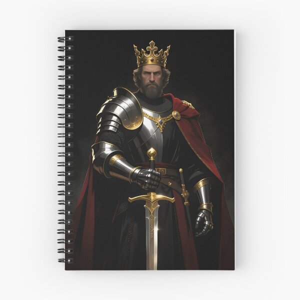 Item preview, Built, Not Born – Dark Fantasy King with Sword designed and sold by GraphGUY.