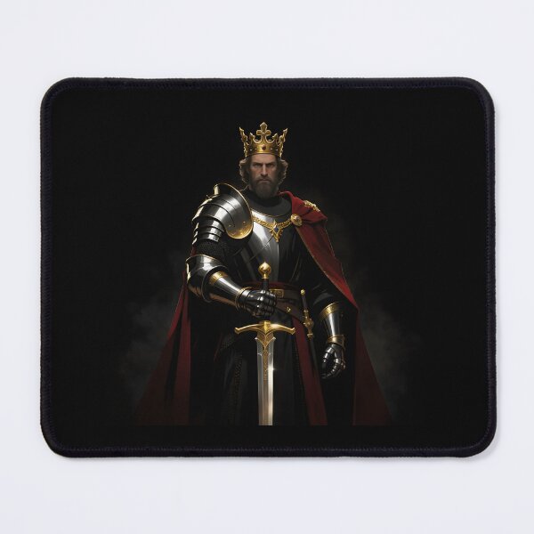 Item preview, Built, Not Born – Dark Fantasy King with Sword designed and sold by GraphGUY.
