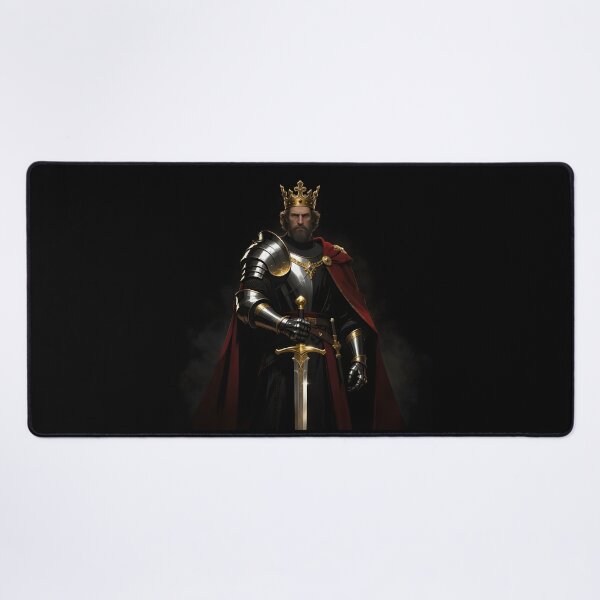 Item preview, Built, Not Born – Dark Fantasy King with Sword designed and sold by GraphGUY.