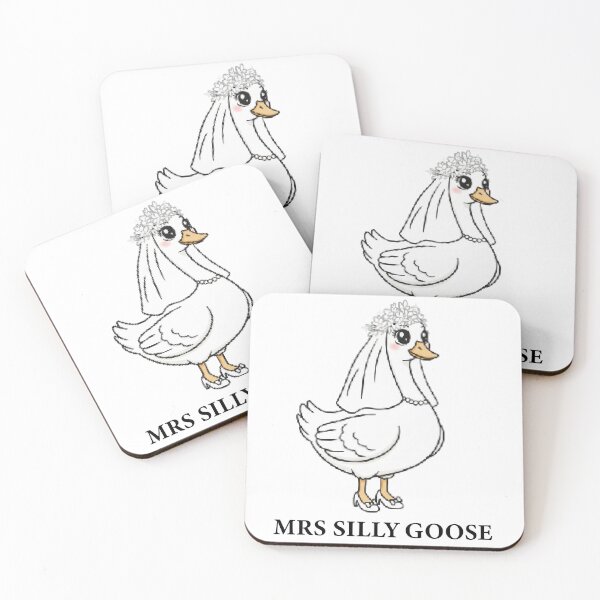 Item preview, Future Mrs Silly Goose Bride Shirt Funny Goose Bride To Be Wedding Bachelorette Newlywed designed and sold by LessIsLoud.