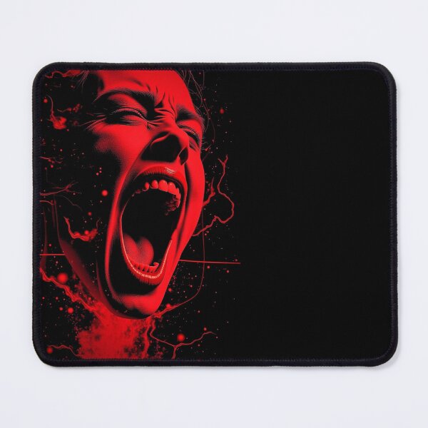 Item preview, Silent Scream - Suitable for dark backgrounds designed and sold by Freewebnuaiart.