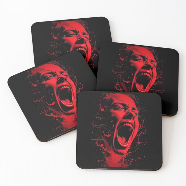 Item preview, Silent Scream - Suitable for dark backgrounds designed and sold by Freewebnuaiart.
