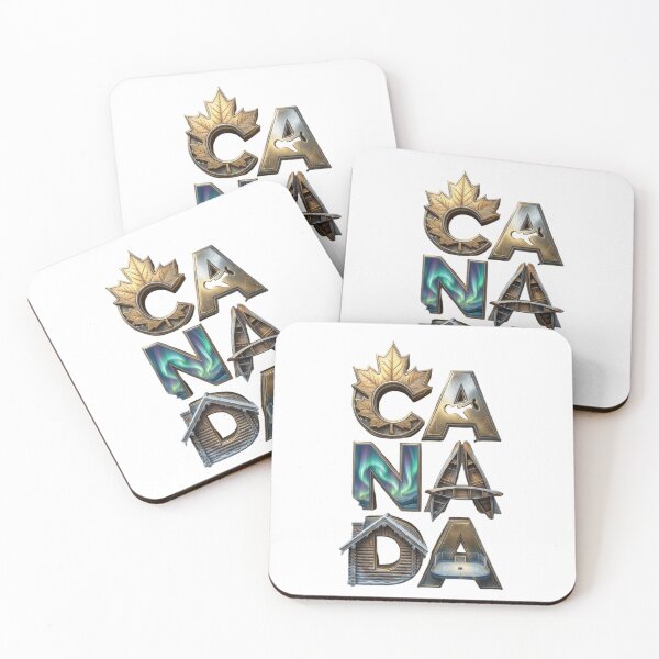 Item preview, CANADA – Artistic Typography Inspired by Nature, Culture & Heritage designed and sold by VladisWorld.
