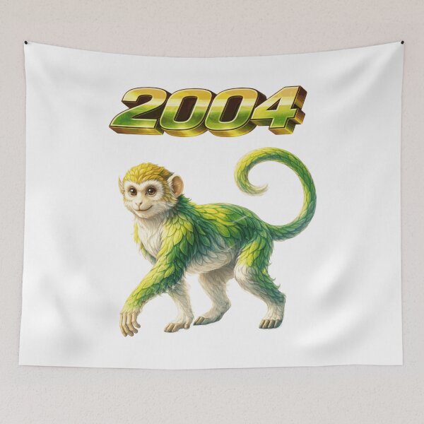Item preview, 2004 Year of the Monkey Eastern Zodiac Strength Power Design designed and sold by AlexLineArt.