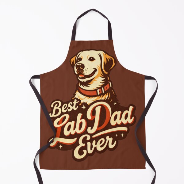Item preview, Best Lab Dad Ever – Retro Labrador Dad Typography designed and sold by PawPrintCustom.