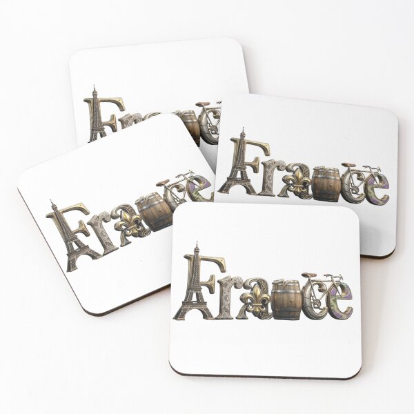 Item preview, FRANCE – Artistic Typography Inspired by French Culture & Heritage designed and sold by VladisWorld.