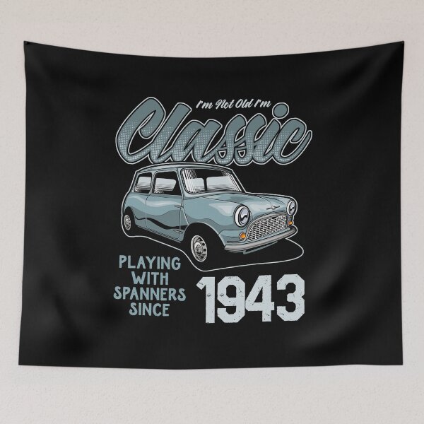 Item preview, I'm Not Old I'm Classic Car Vintage Born In 1943 designed and sold by JRRTs.