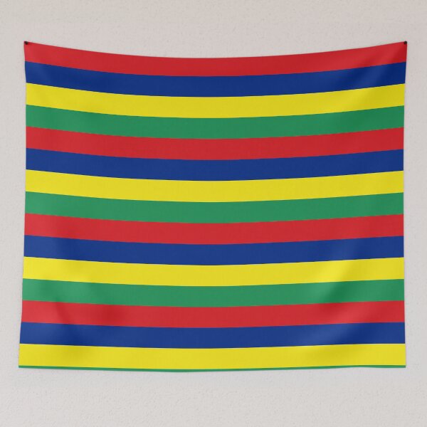 Item preview, Mauritius Flag- Designs created with the flag of this small nation! designed and sold by AlaskaExtreme.