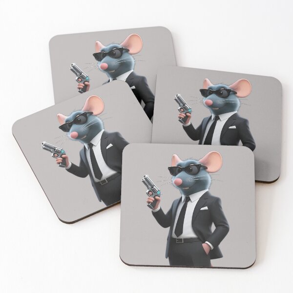 Item preview, Secret Agent Mouse – Stylish Spy Illustration designed and sold by GraphGUY.