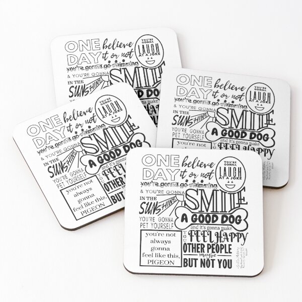 Item preview, Pigeon's Pep Talk designed and sold by SamCatArt.