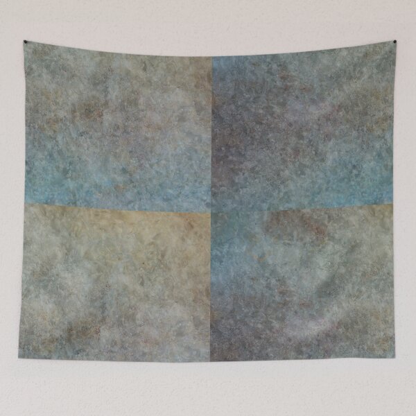 Item preview, Blue icy abstract artwork designed and sold by KRFNatureGifts.