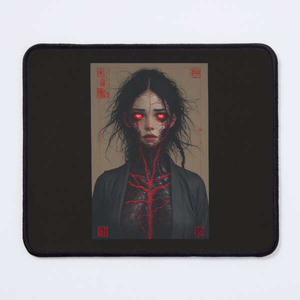 Item preview, Haunted Female Cyberpunk Cyborg designed and sold by Lycanstyle.