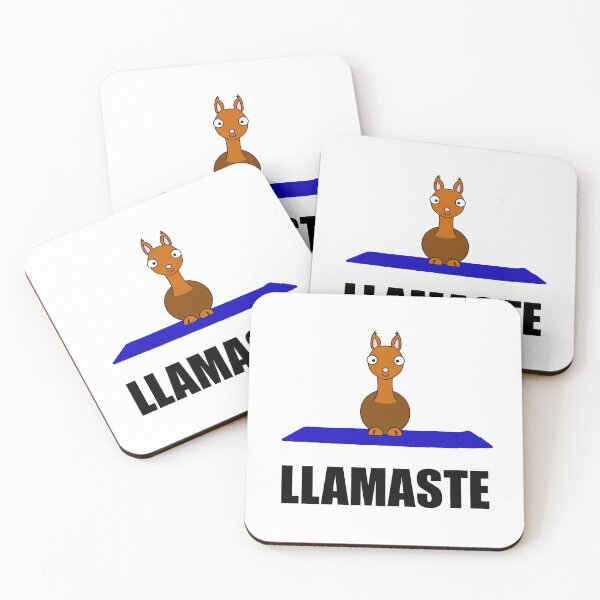 Item preview, Llamaste Cartoon Yoga Llama Funny designed and sold by TheBestStore.