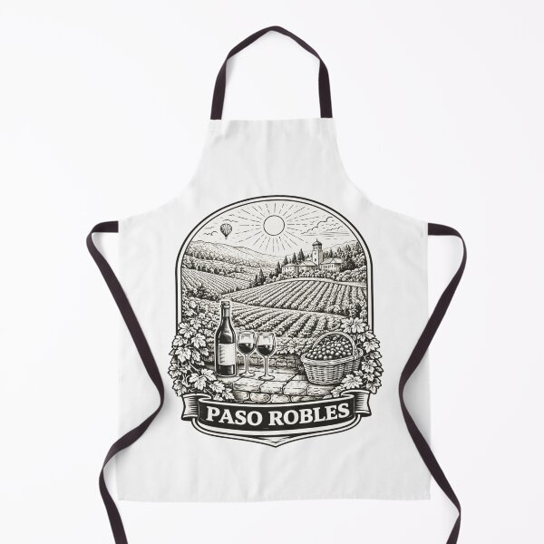 Item preview, Paso Robles, California Line Art Illustration designed and sold by Myra365Art.