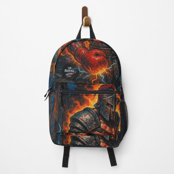 Item preview, Flaming Electric Ancient Warrior Boxer Art designed and sold by RoyalKnightMMA.