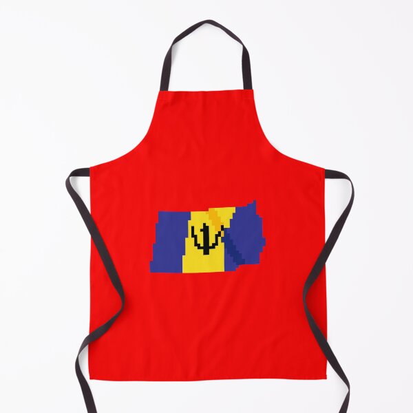 Item preview, Flag of Barbados, a flag with a pixel art designed and sold by massingso.