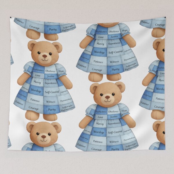 Item preview, Faith in All Parts of My Life is What I Wear, Christian In Progess Bear designed and sold by FaithFancies.