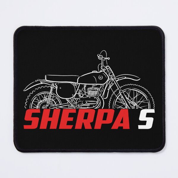Item preview, Motorcycle Bultaco Sherpa S Mk2 100 1970-1971, biker designed and sold by ThrottleArts.