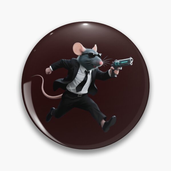 Item preview, Action-Packed Secret Agent Mouse – Dynamic Spy Illustration designed and sold by GraphGUY.