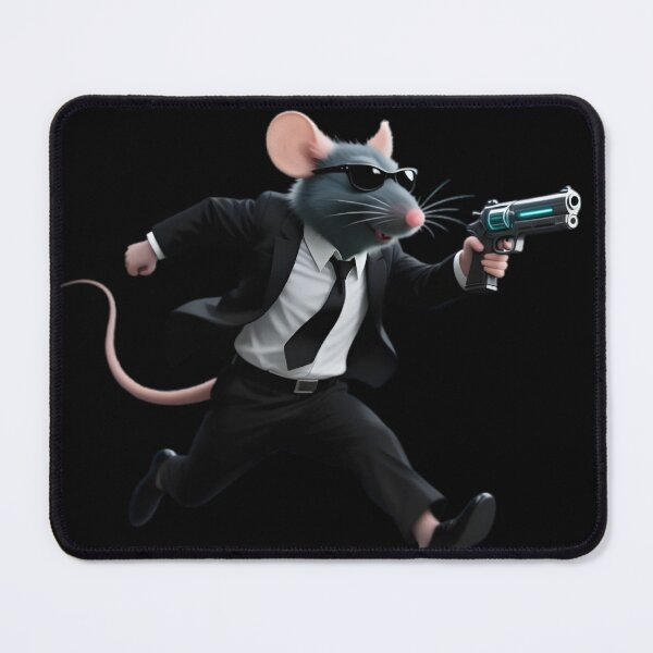 Item preview, Action-Packed Secret Agent Mouse – Dynamic Spy Illustration designed and sold by GraphGUY.