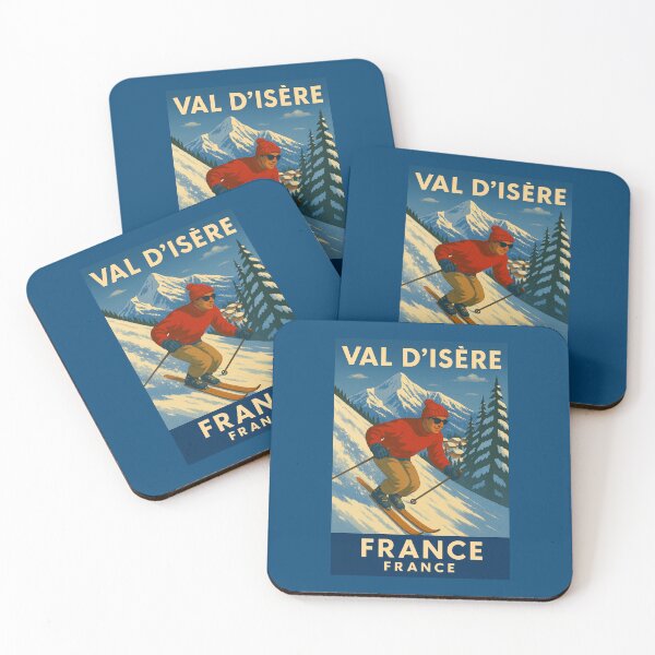 Item preview, Val D'isere France Ski poster designed and sold by Halifaxartguy.