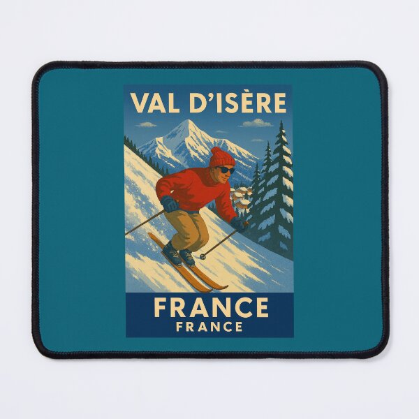 Item preview, Val D'isere France Ski poster designed and sold by Halifaxartguy.