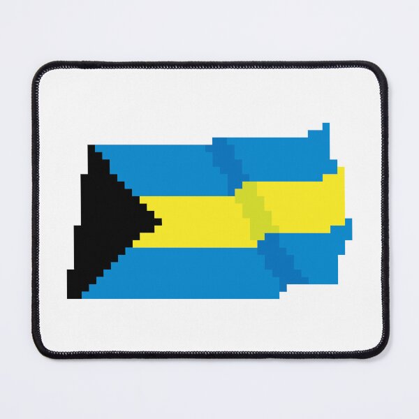 Item preview, Flag of Bahamas, a flag with a pixel art designed and sold by massingso.