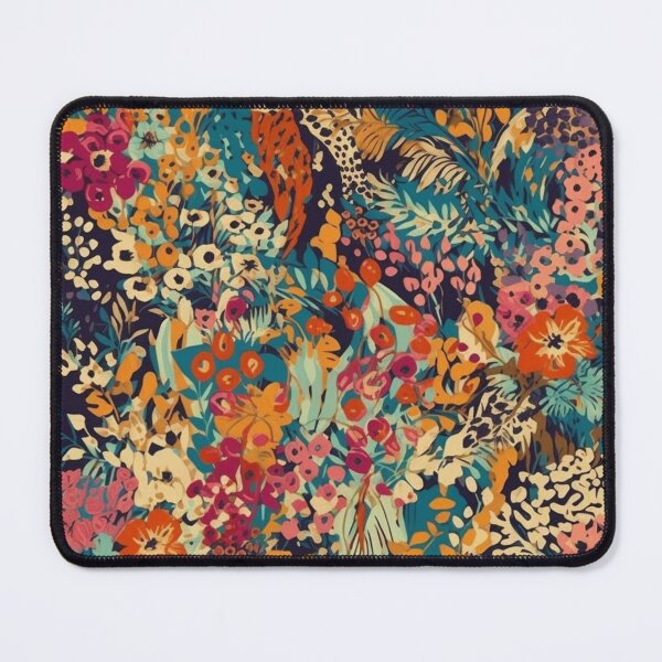 Item preview, Cortina de ducha con estampado de leopardo y flores silvestres, estilo bohemio, estilo cottagecore maximalista, con vibrante estampado botánico de animales. designed and sold by SezzyDesigns.