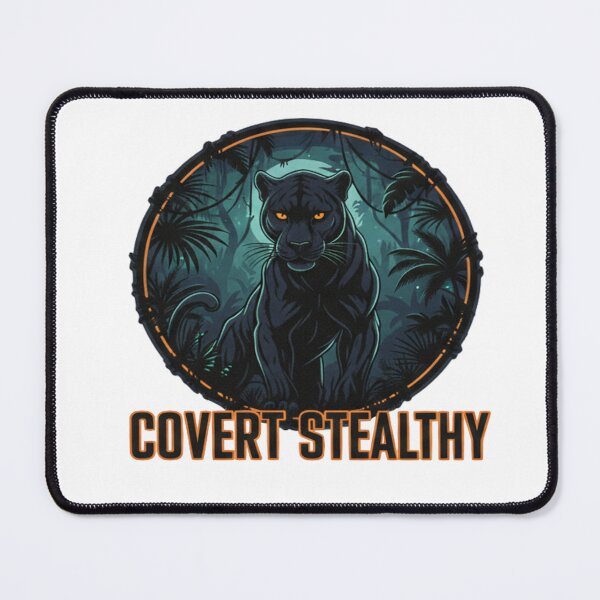 Item preview, Covert Stealthy – Stealthy Black Panther in the Jungle designed and sold by formcore.