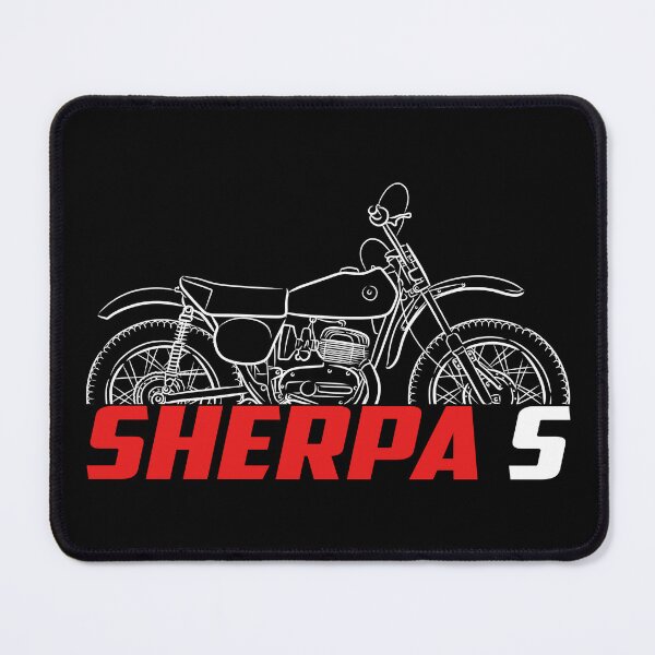Item preview, Motorcycle Bultaco Sherpa S 175 1961-1969, biker designed and sold by ThrottleArts.