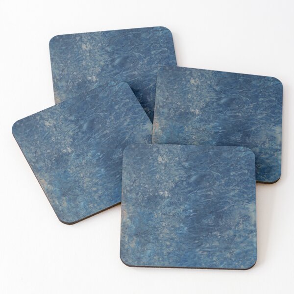 Item preview, Dark blue icy texture designed and sold by KRFNatureGifts.