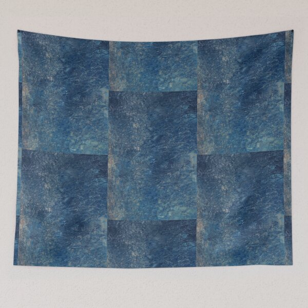 Item preview, Dark blue icy texture designed and sold by KRFNatureGifts.