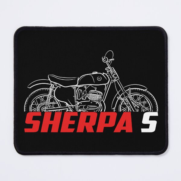 Item preview, Motorcycle Bultaco Sherpa S 125 1968-1969, biker designed and sold by ThrottleArts.