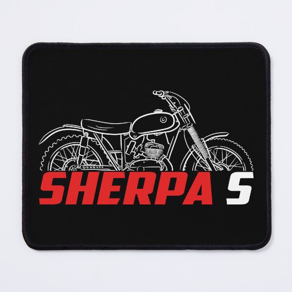 Item preview, Motorcycle Bultaco Sherpa S 125 1960-1967, biker designed and sold by ThrottleArts.