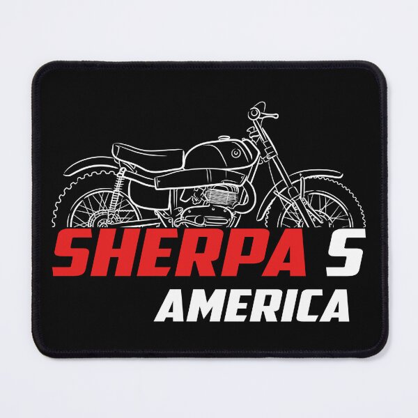 Item preview, Motorcycle Bultaco Sherpa S America 100 125 175 200, biker designed and sold by ThrottleArts.