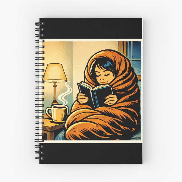 Item preview, Book Lover Lofi Girl – Wrapped in Pages – Gift for Book Lovers • Retro Comics • Vintage Halftone designed and sold by JacobKAurumhead.