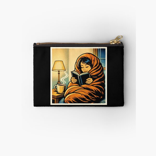 Item preview, Book Lover Lofi Girl – Wrapped in Pages – Gift for Book Lovers • Retro Comics • Vintage Halftone designed and sold by JacobKAurumhead.