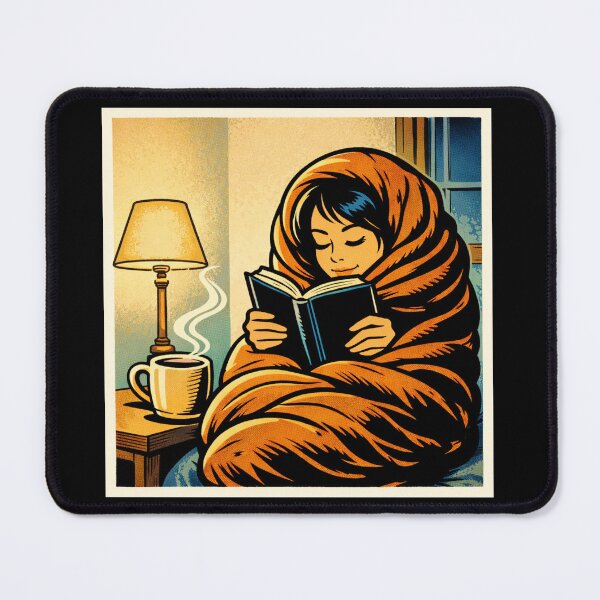 Item preview, Book Lover Lofi Girl – Wrapped in Pages – Gift for Book Lovers • Retro Comics • Vintage Halftone designed and sold by JacobKAurumhead.