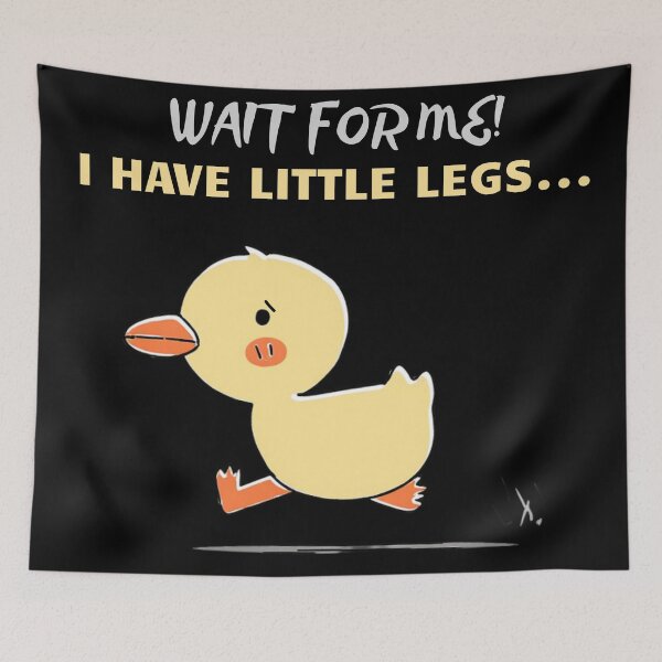 Item preview, Wait For Me! I Have Little Legs – Short Height Sarcasm Running Joke Gnome Style designed and sold by 9morethan9®.
