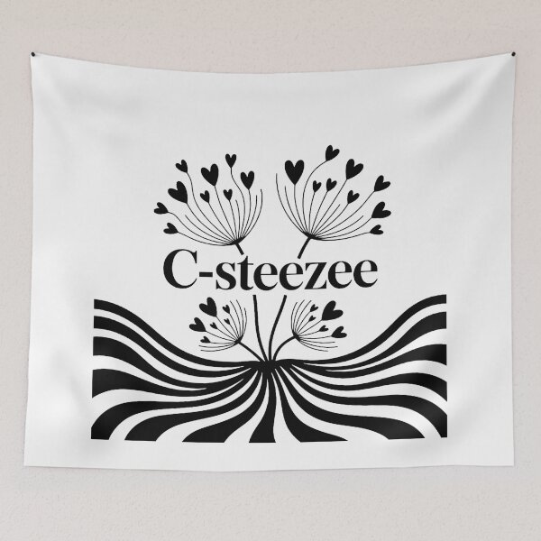Item preview, Steezee Heart Flower Abstract Design designed and sold by SteezeeStore.